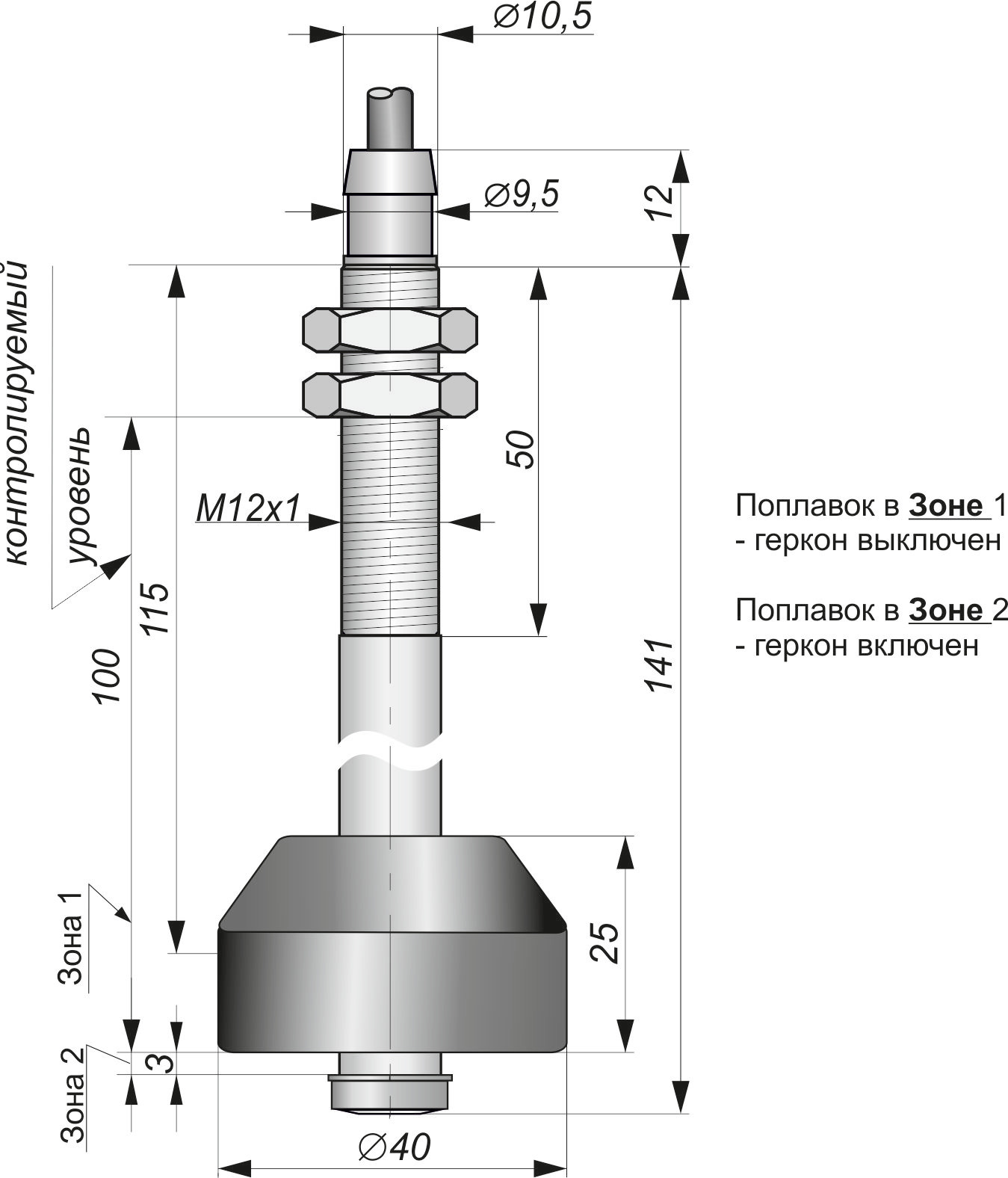 Габаритный чертеж