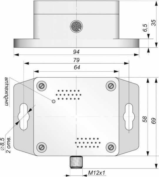 Анализатор уровня углекислого газа ACO2G201-U10-PNP-P-5K